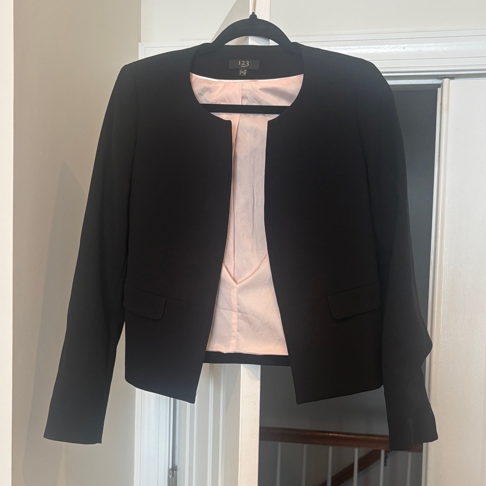 1.2.3. Paris Women's Classic Black Blazer